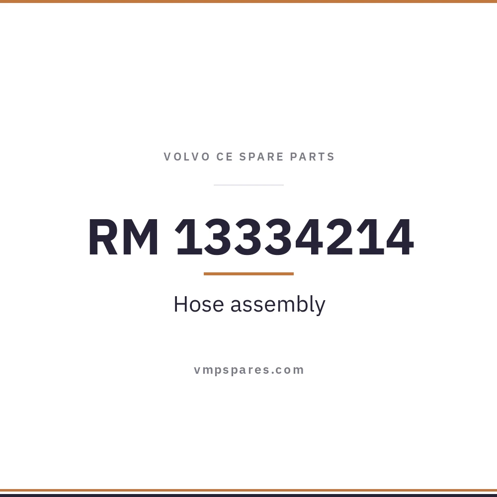 RM 13334214 – Hose assembly