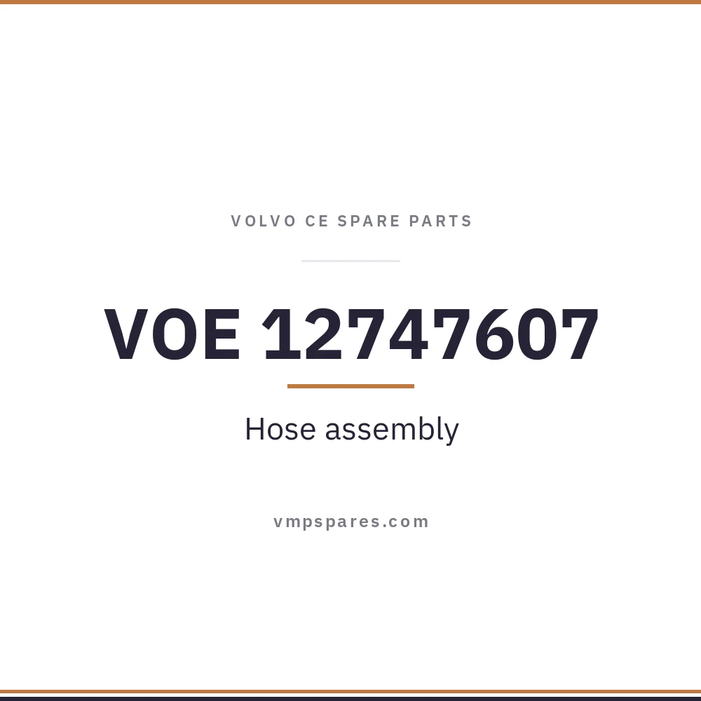 VOE 12747607 – Hose assembly