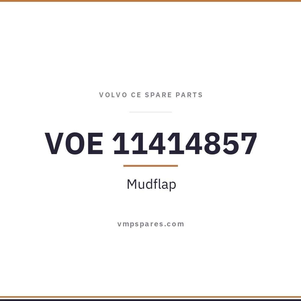 VOE 11414857 – Mudflap