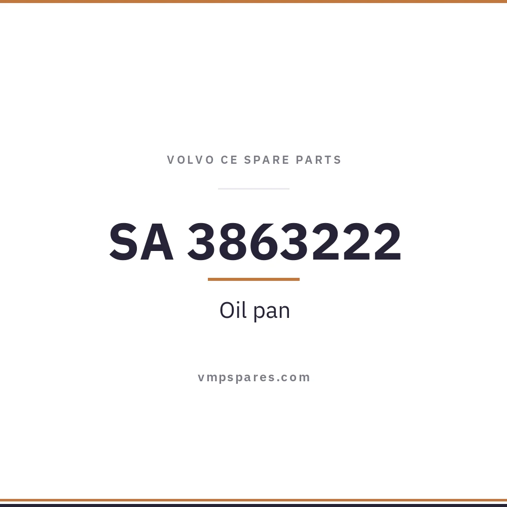 SA 3863222 – Oil pan