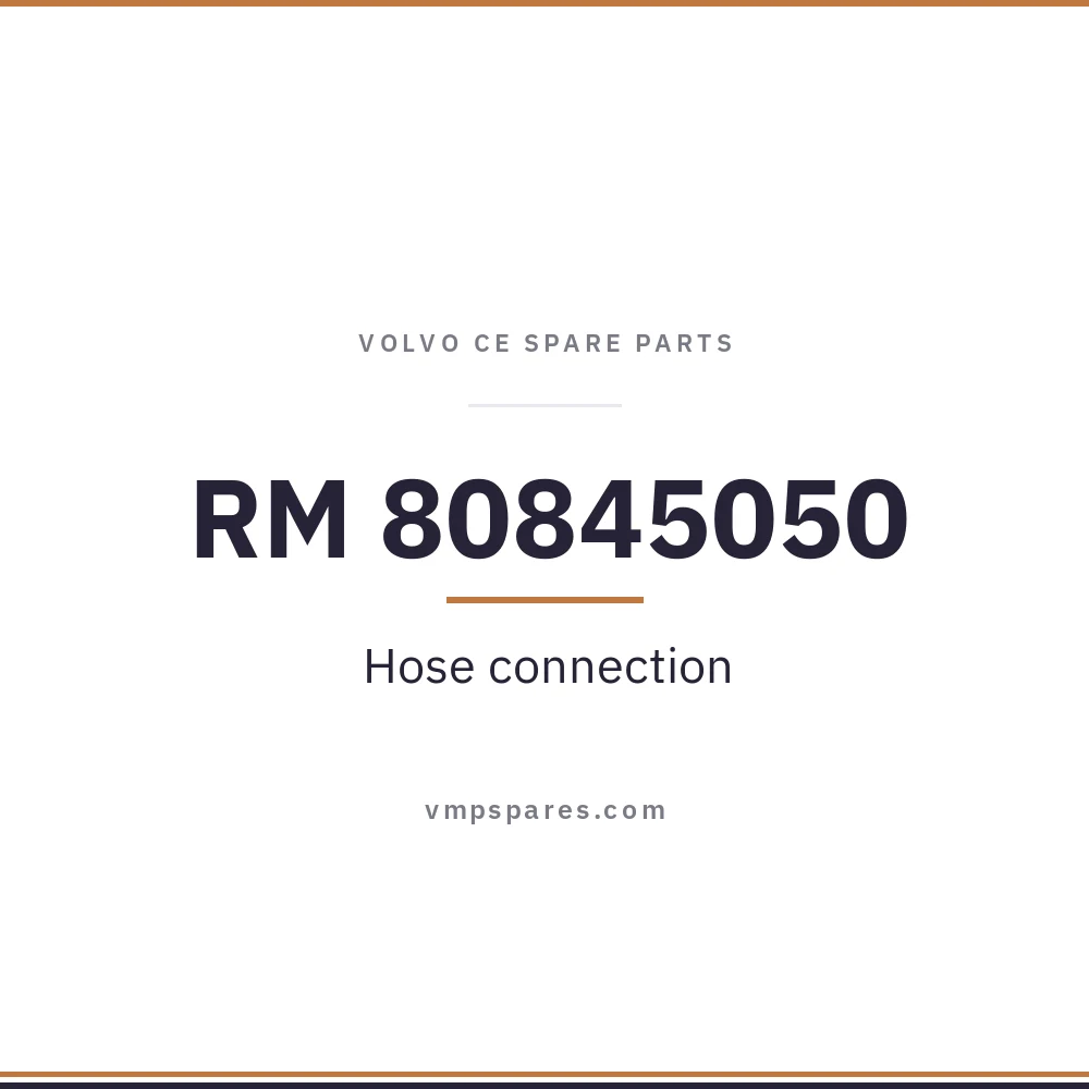 RM 80845050 – Hose connection