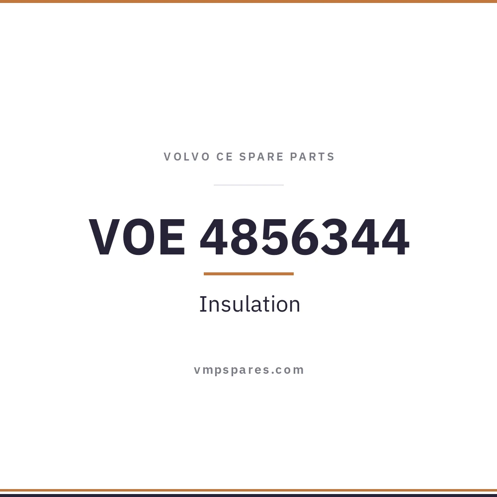 VOE 4856344 – Insulation