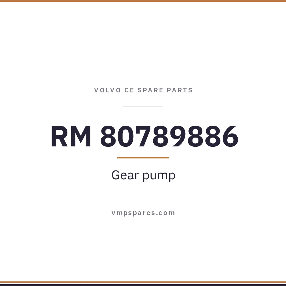 RM 80789886 – Gear pump