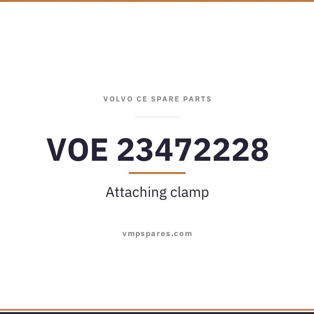 VOE 23472228 – Attaching clamp