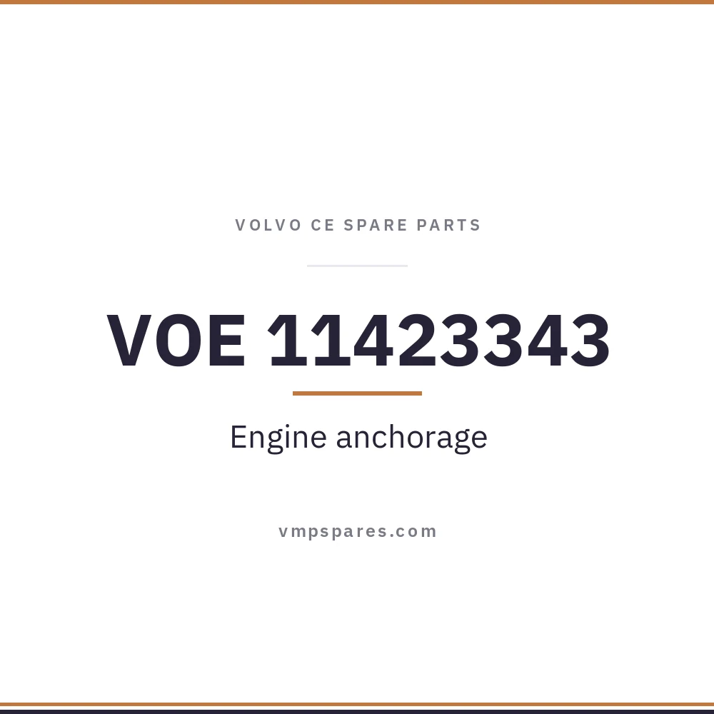 VOE 11423343 – Engine anchorage