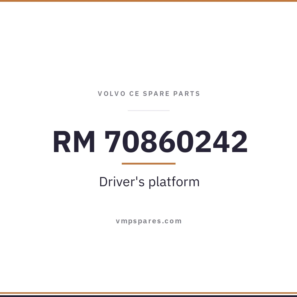 RM 70860242 – Driver’s platform