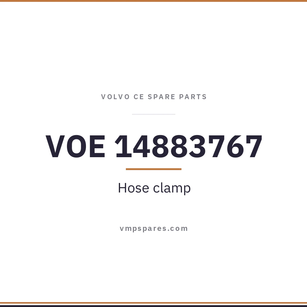 VOE 14883767 – Hose clamp