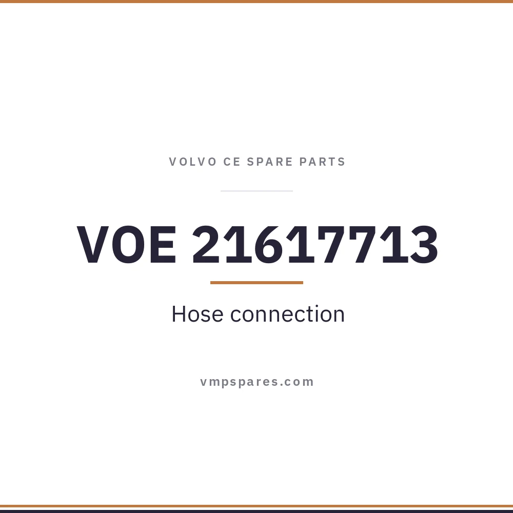 VOE 21617713 – Hose connection