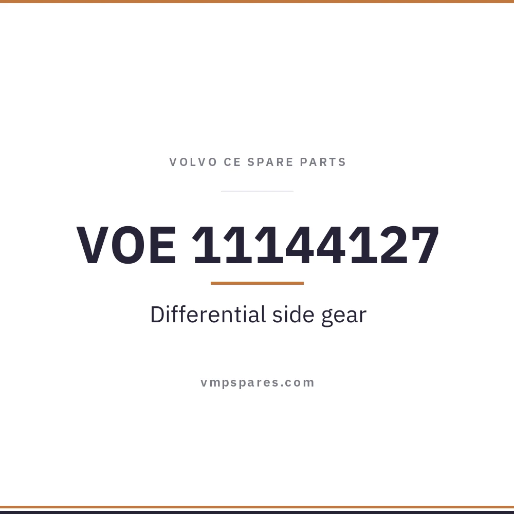 VOE 11144127 – Differential side gear