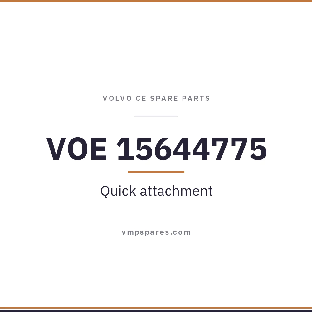 VOE 15644775 – Quick attachment