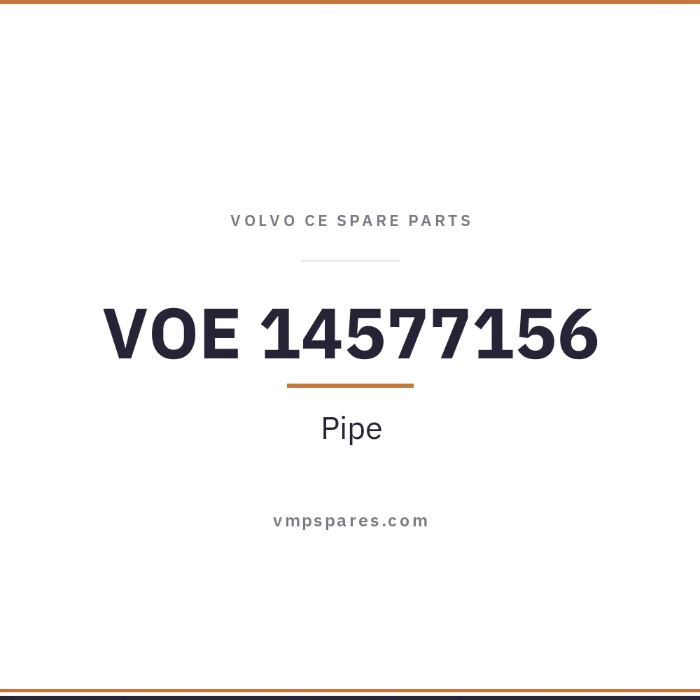 VOE 14577156 – Pipe