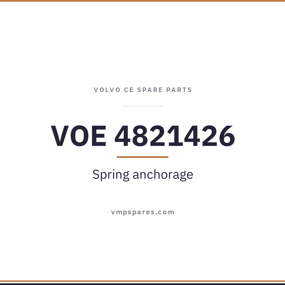 VOE 4821426 – Spring anchorage
