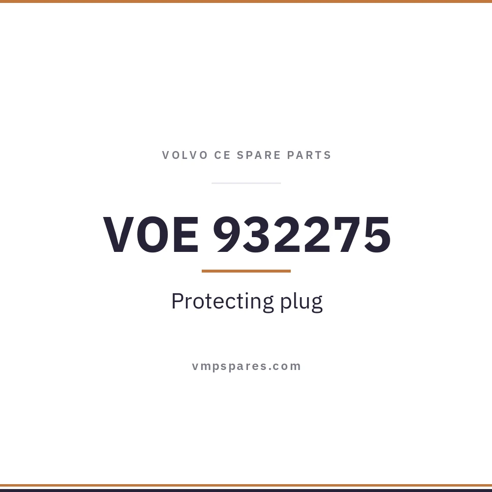 VOE 932275 – Protecting plug