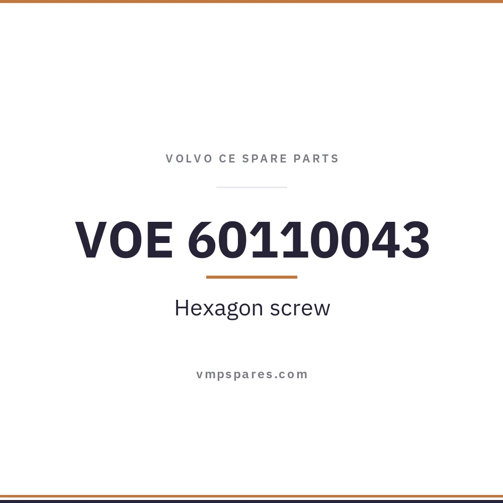 VOE 60110043 – Hexagon screw