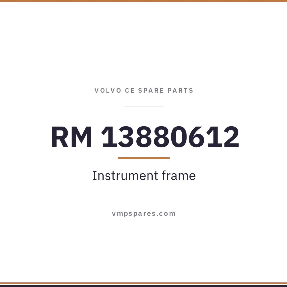 RM 13880612 – Instrument frame