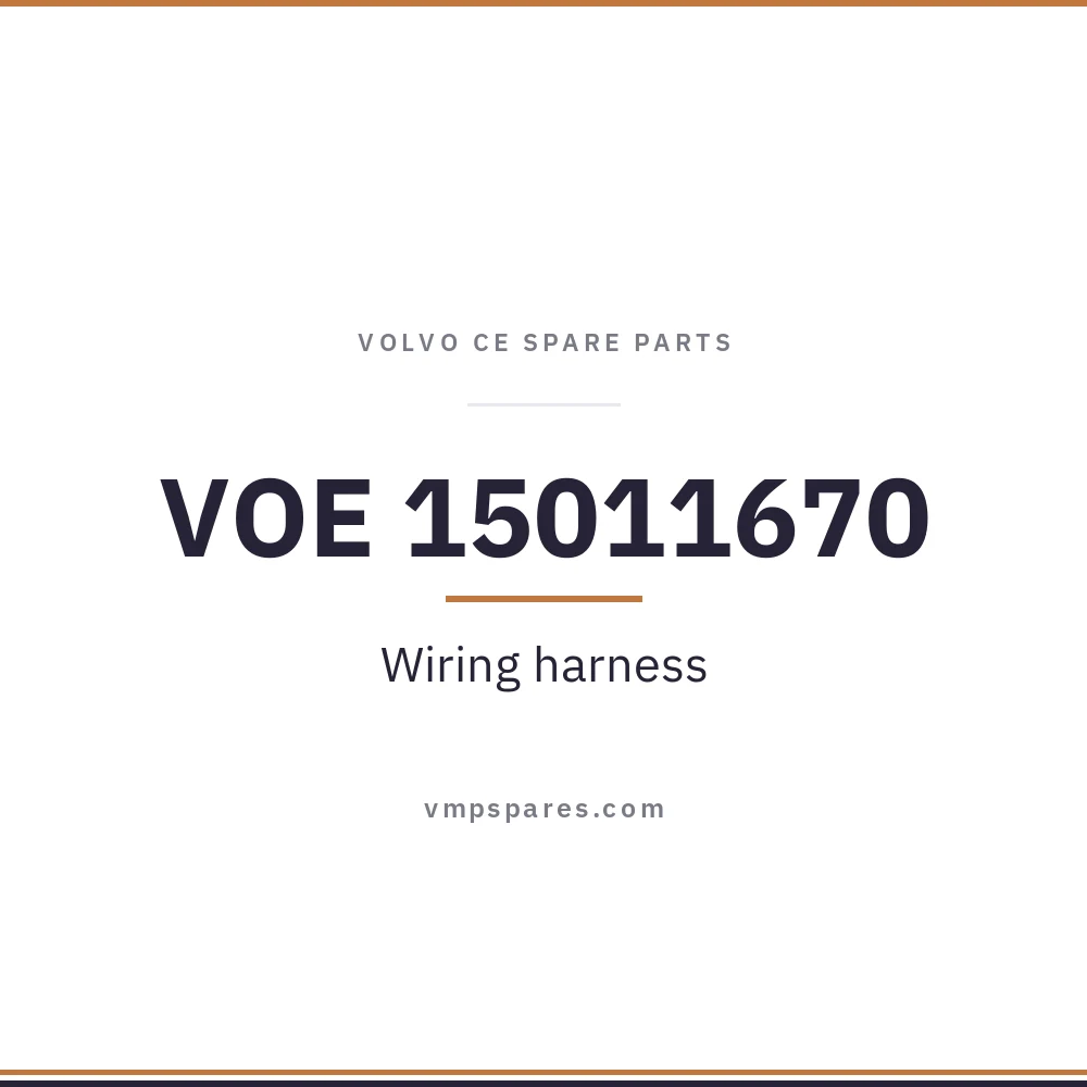 VOE 15011670 – Wiring harness