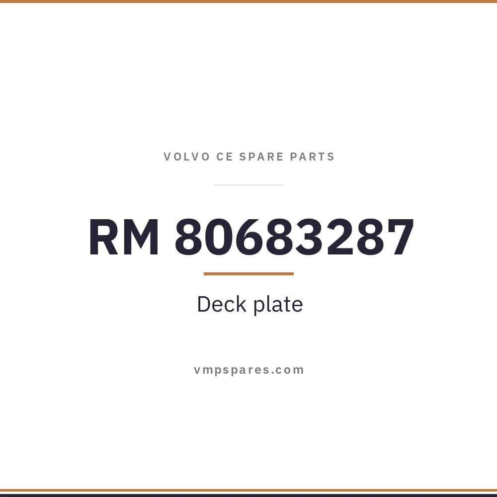 RM 80683287 – Deck plate