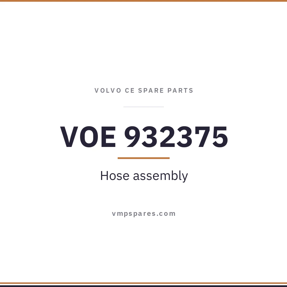 VOE 932375 – Hose assembly