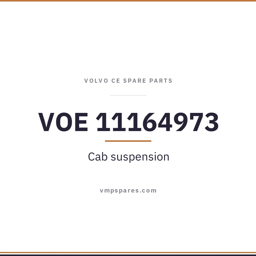 VOE 11164973 – Cab suspension