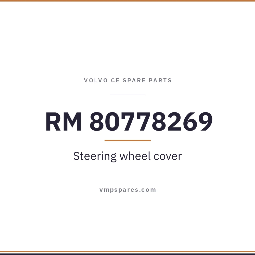 RM 80778269 – Steering wheel cover
