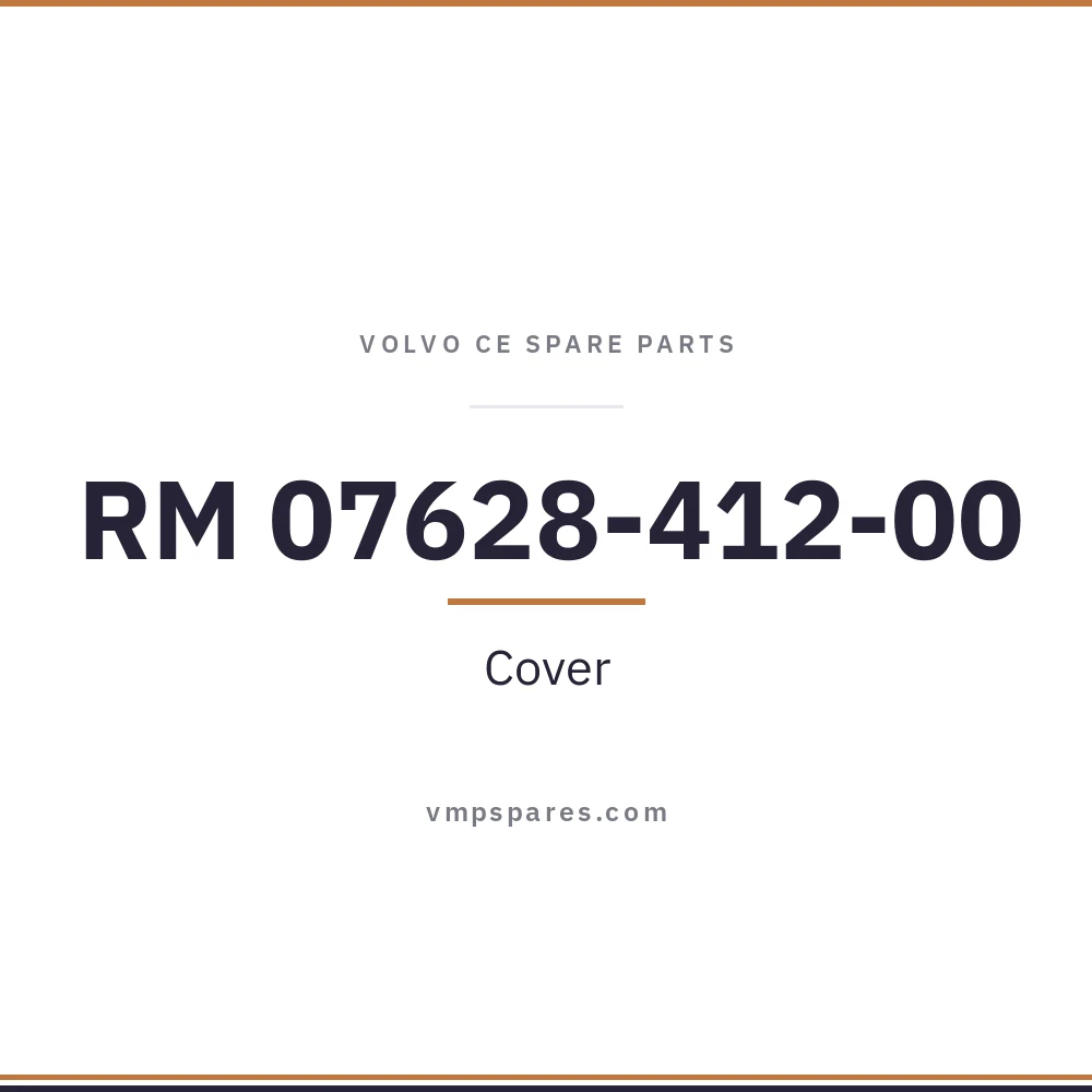 RM 07628-412-00 – Cover