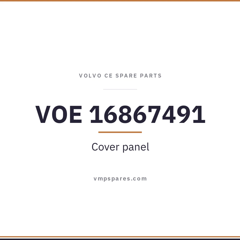 VOE 16867491 – Cover panel