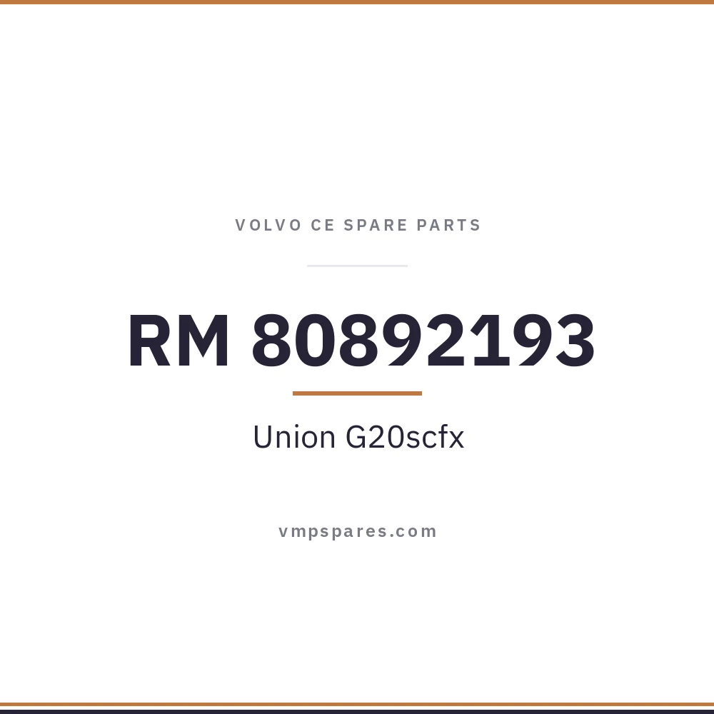 RM 80892193 – Union G20scfx