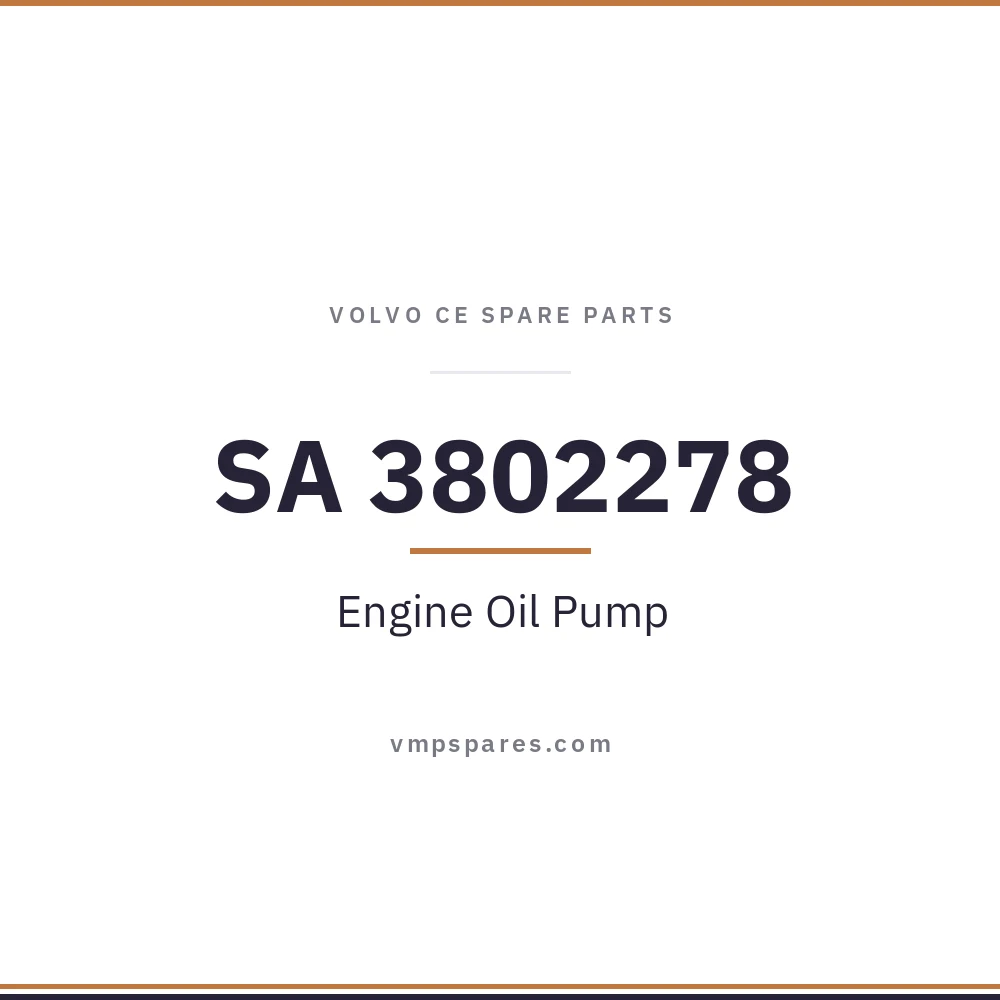 SA 3802278 – Engine Oil Pump