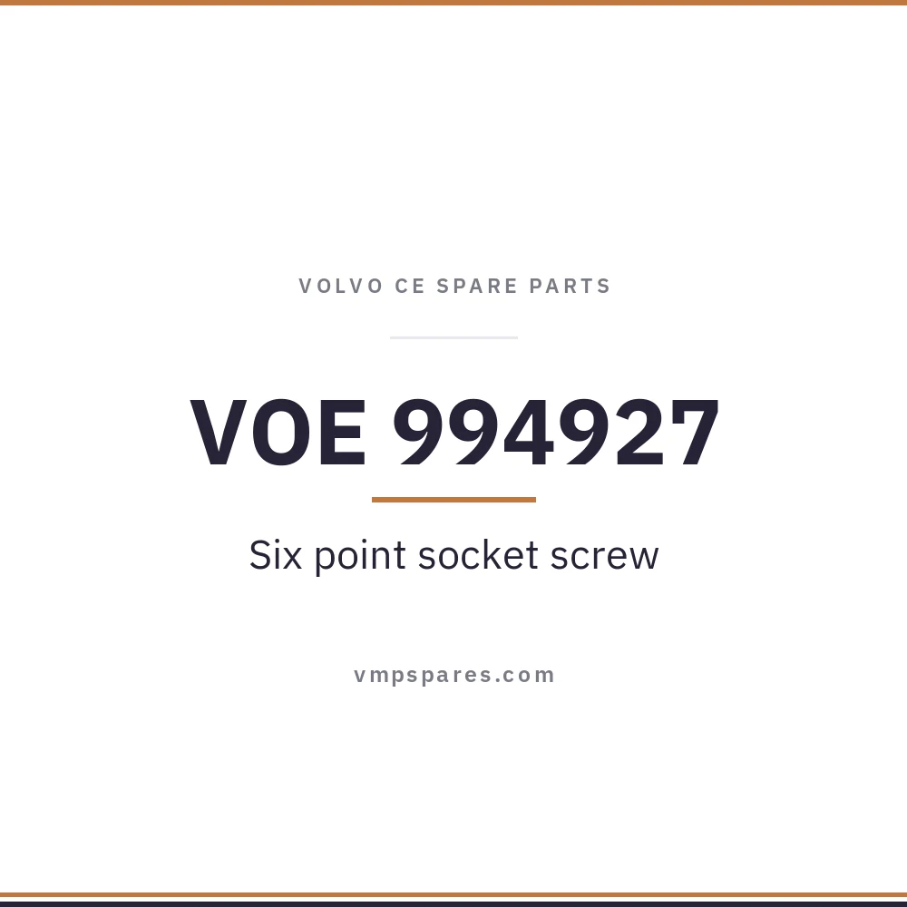 VOE 994927 – Six point socket screw