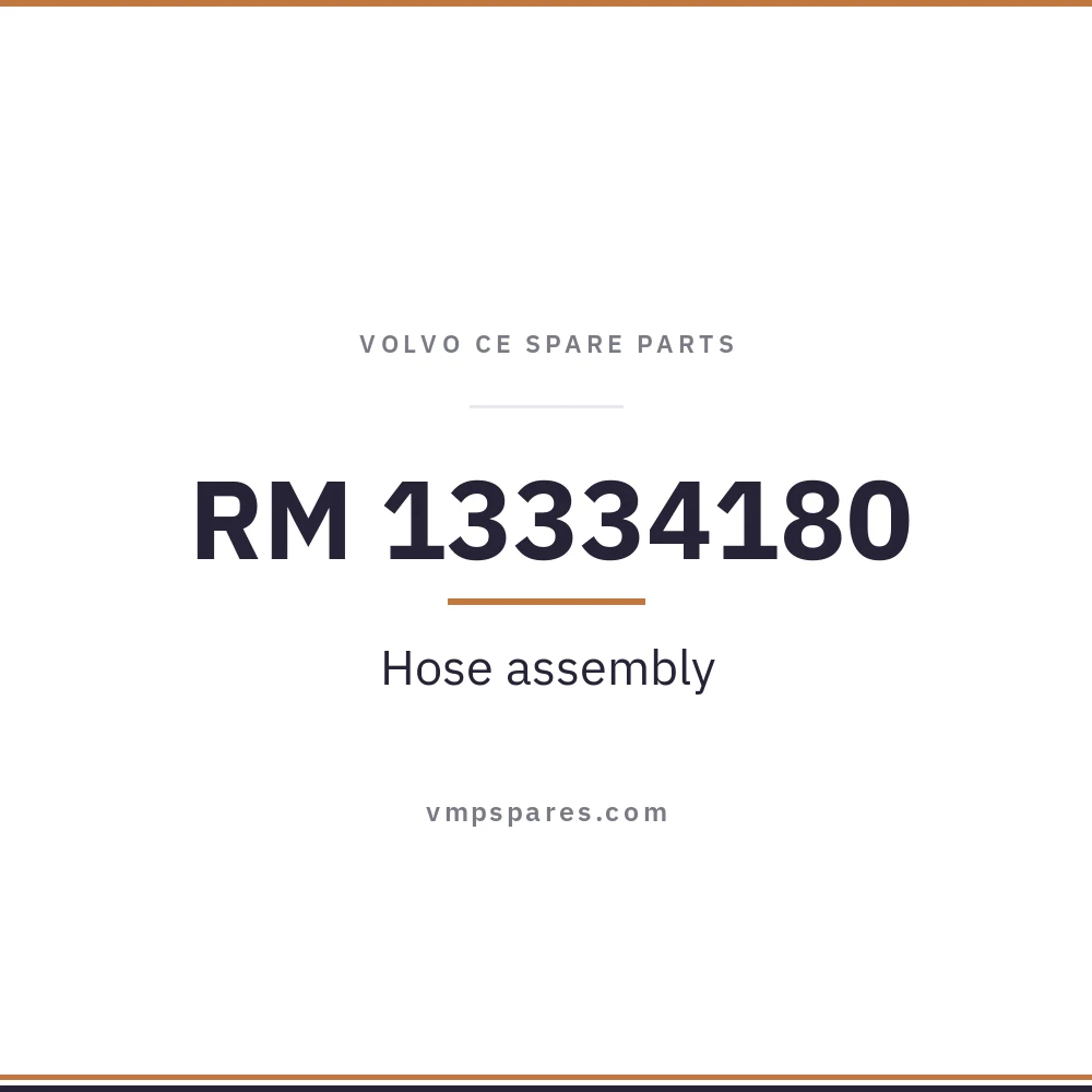 RM 13334180 – Hose assembly