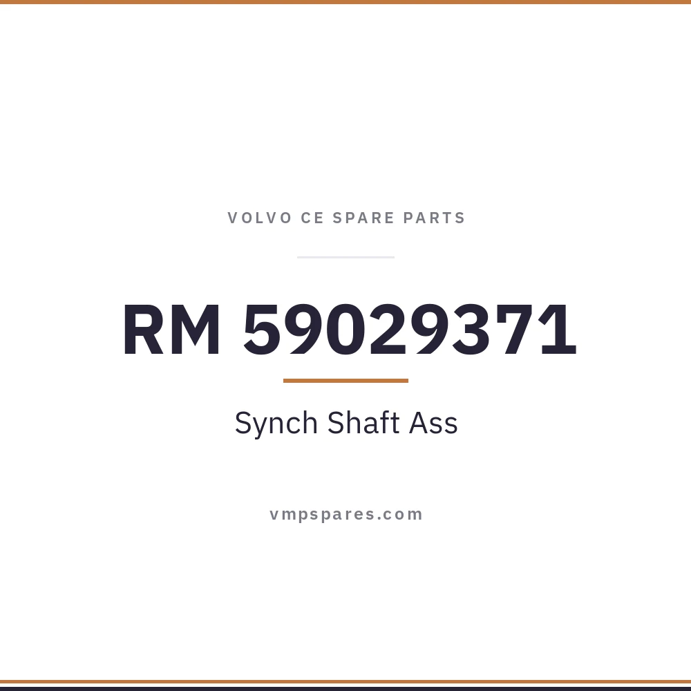 RM 59029371 – Synch Shaft Ass