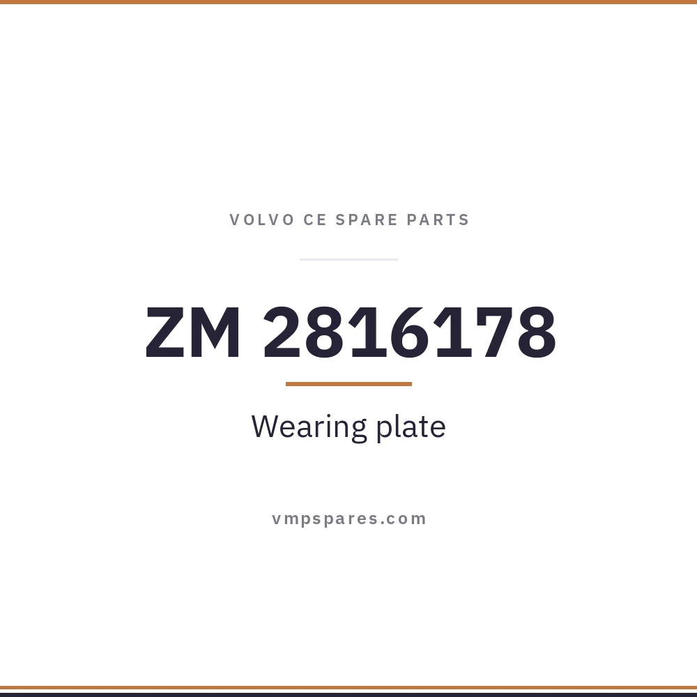 ZM 2816178 – Wearing plate