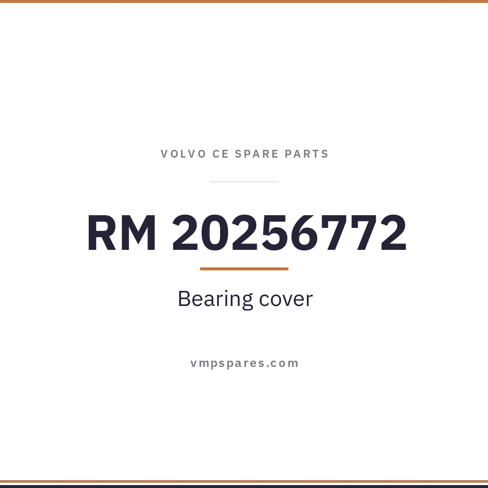 RM 20256772 – Bearing cover