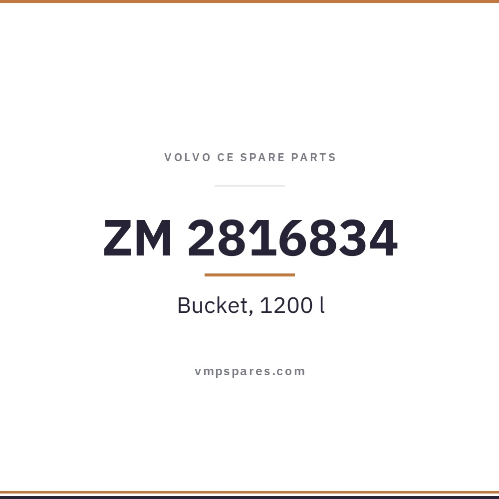 ZM 2816834 – Bucket, 1200 l