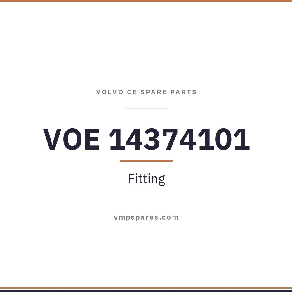 VOE 14374101 – Fitting