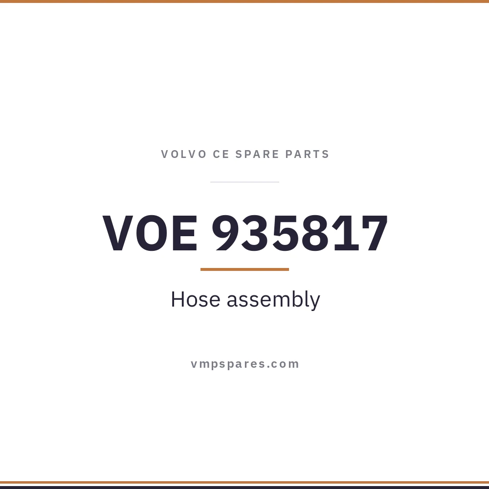 VOE 935817 – Hose assembly