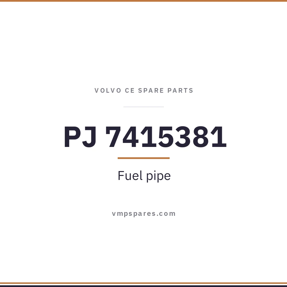 PJ 7415381 – Fuel pipe