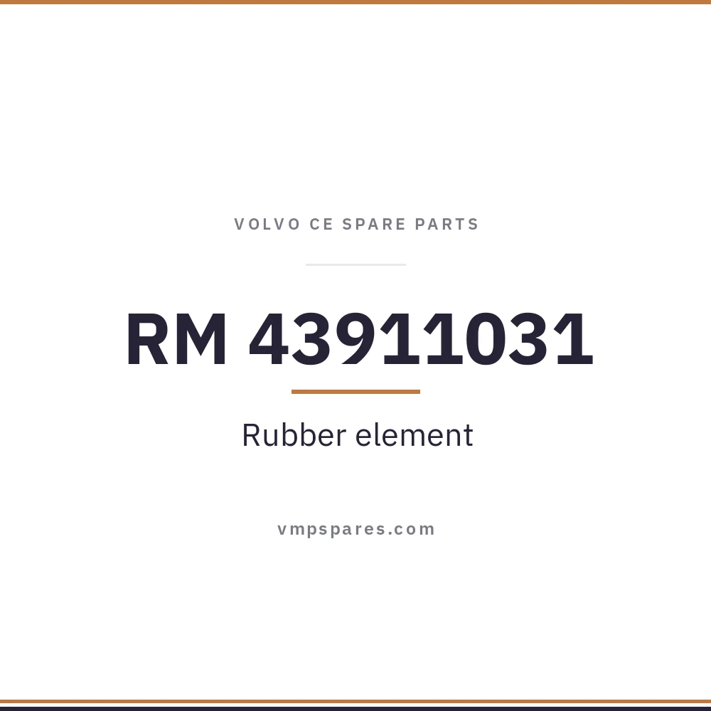 RM 43911031 – Rubber element