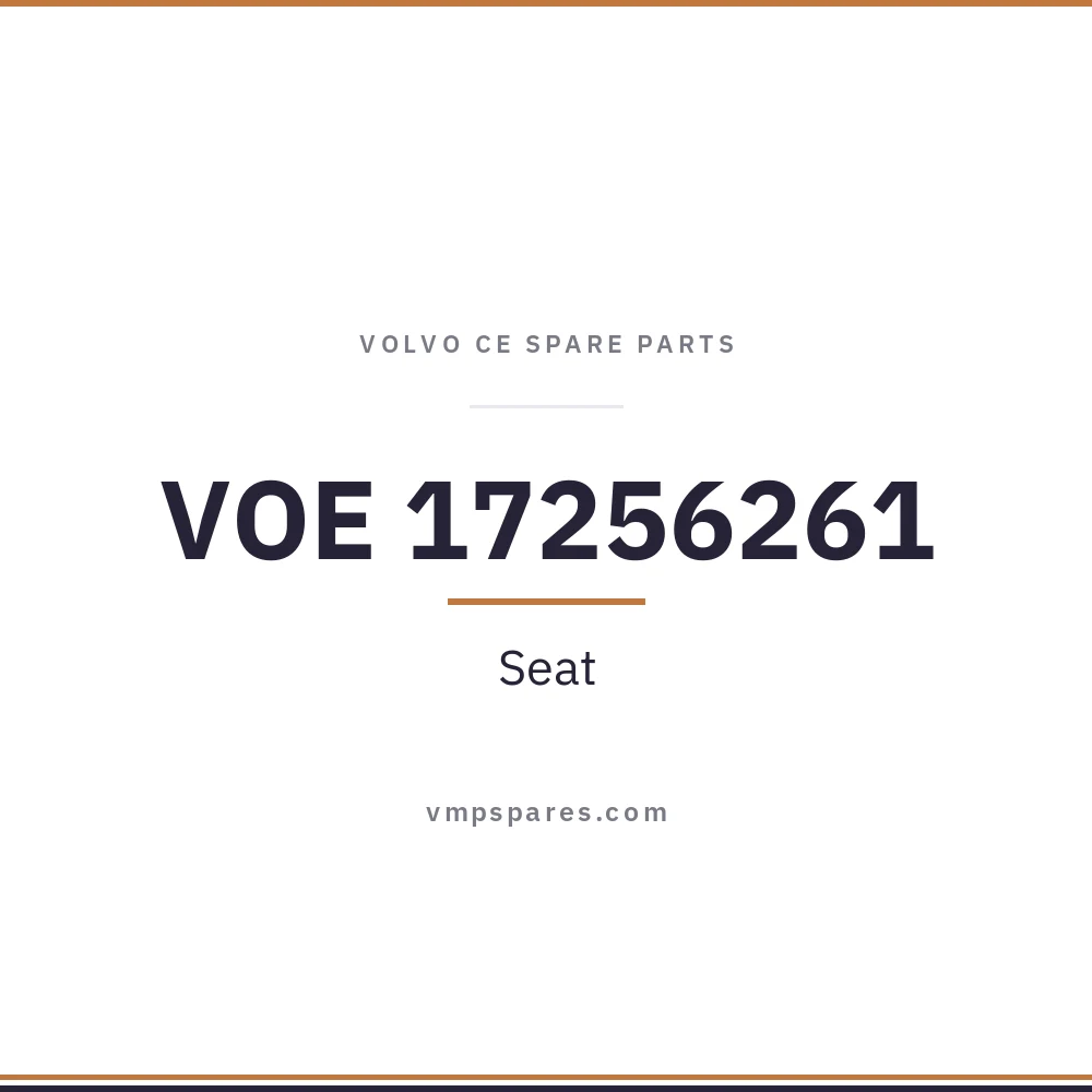 VOE 17256261 – Seat