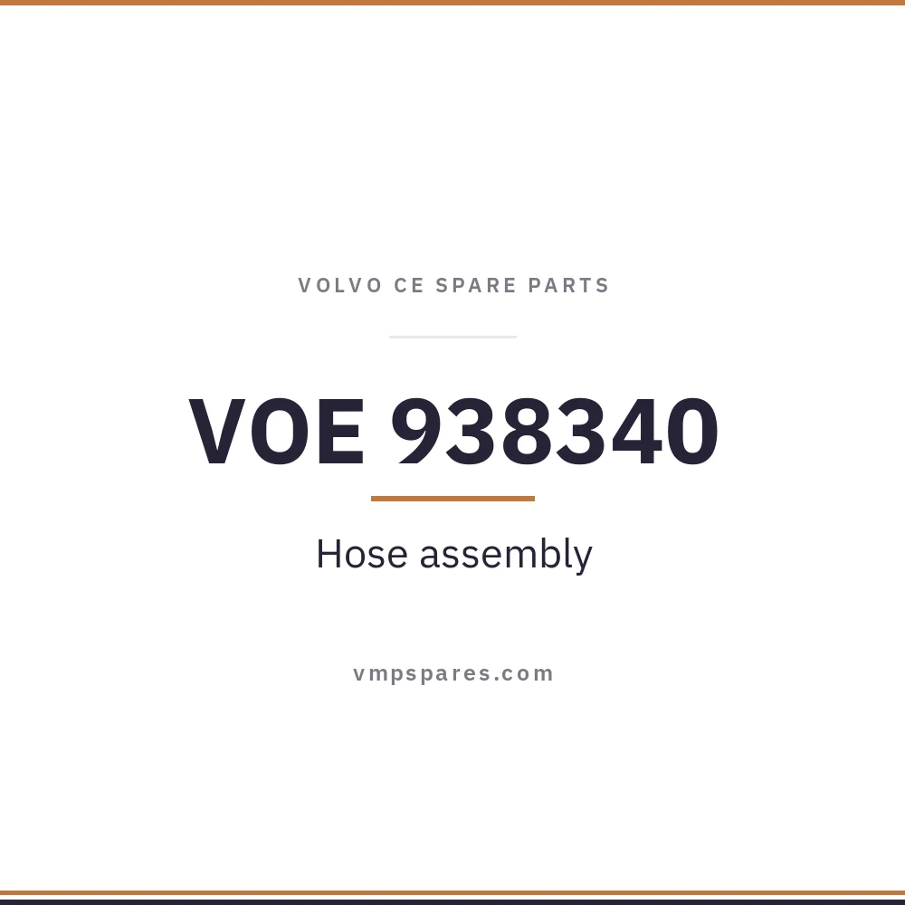 VOE 938340 – Hose assembly