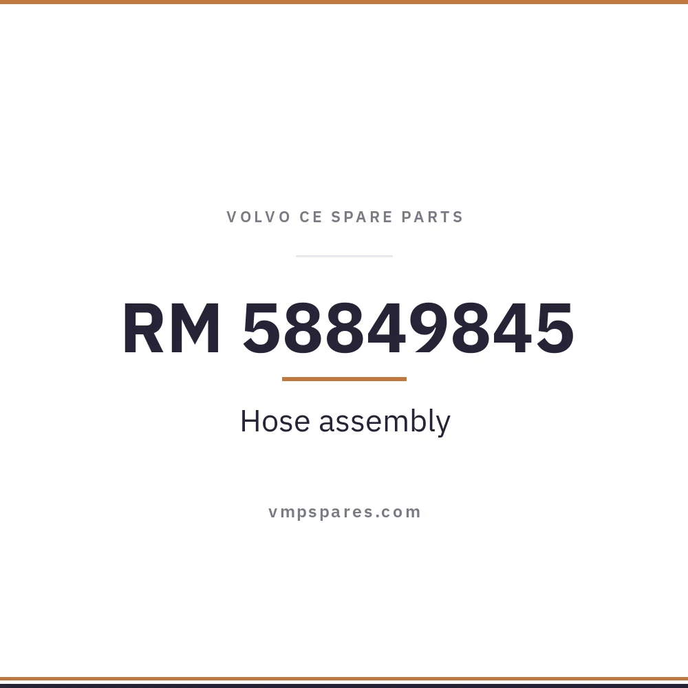 RM 58849845 – Hose assembly