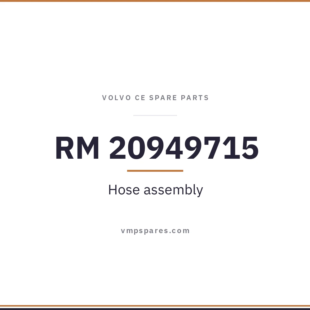 RM 20949715 – Hose assembly