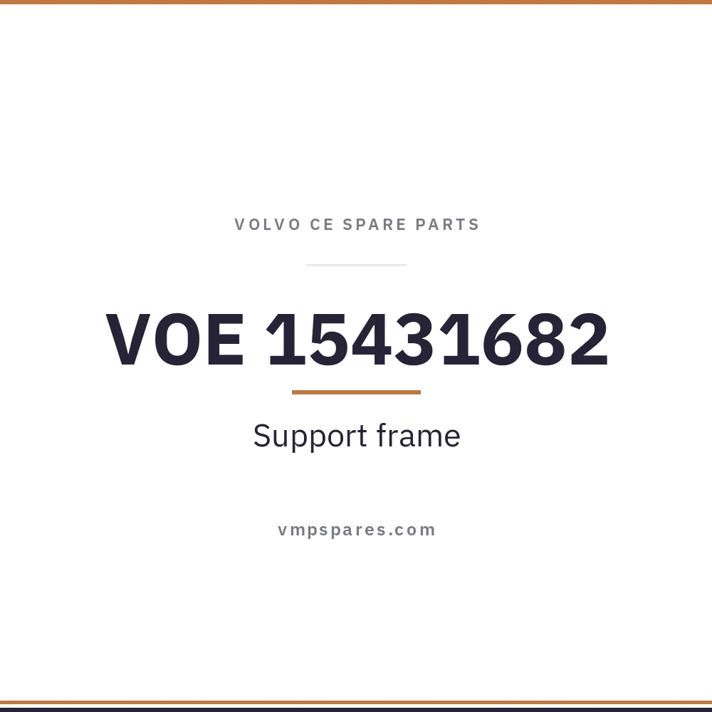 VOE 15431682 – Support frame