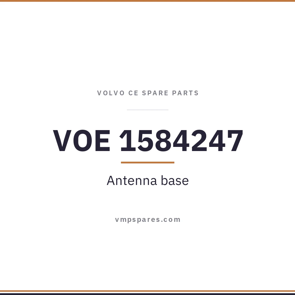 VOE 1584247 – Antenna base