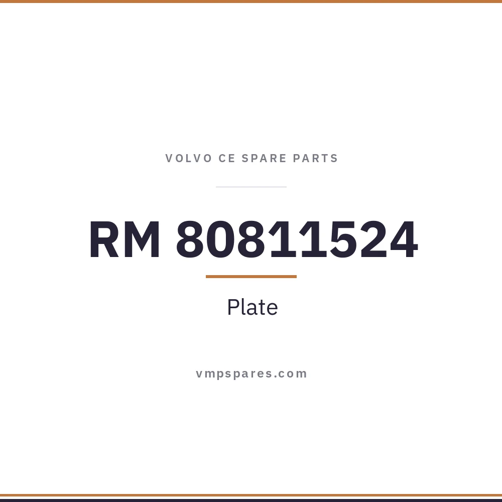 RM 80811524 – Plate