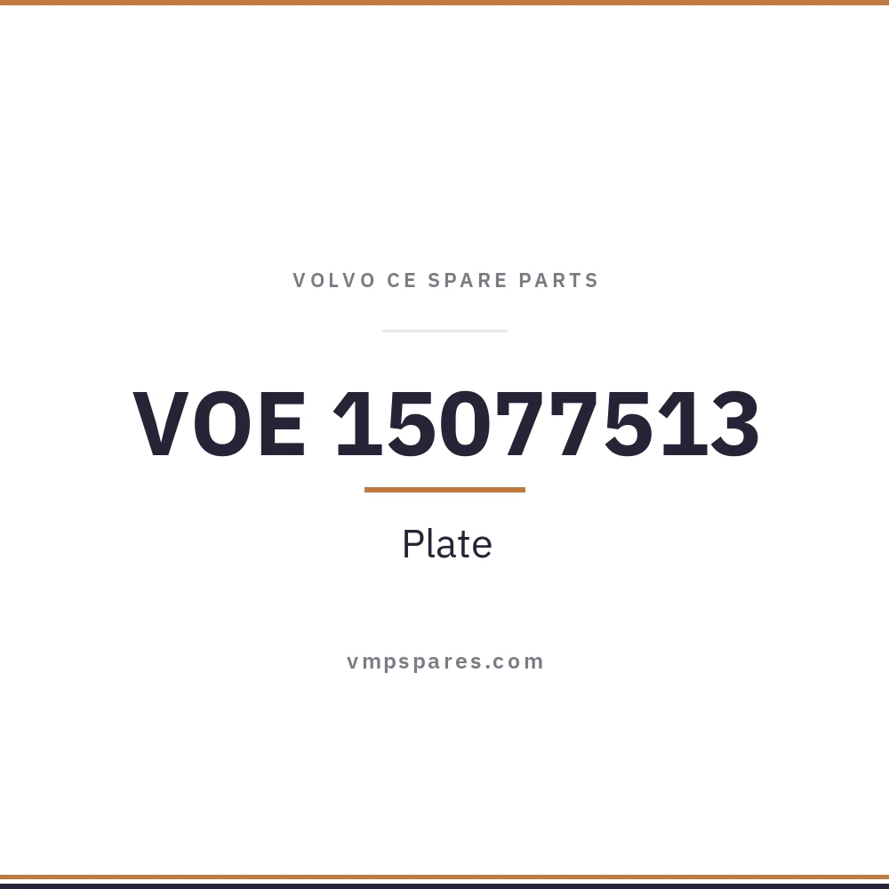 VOE 15077513 – Plate