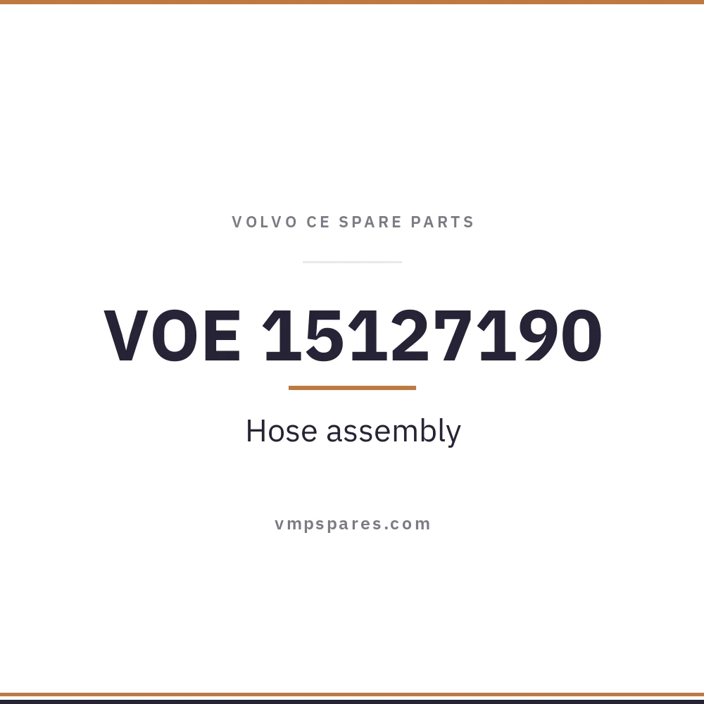 VOE 15127190 – Hose assembly