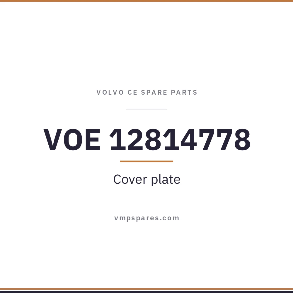 VOE 12814778 – Cover plate