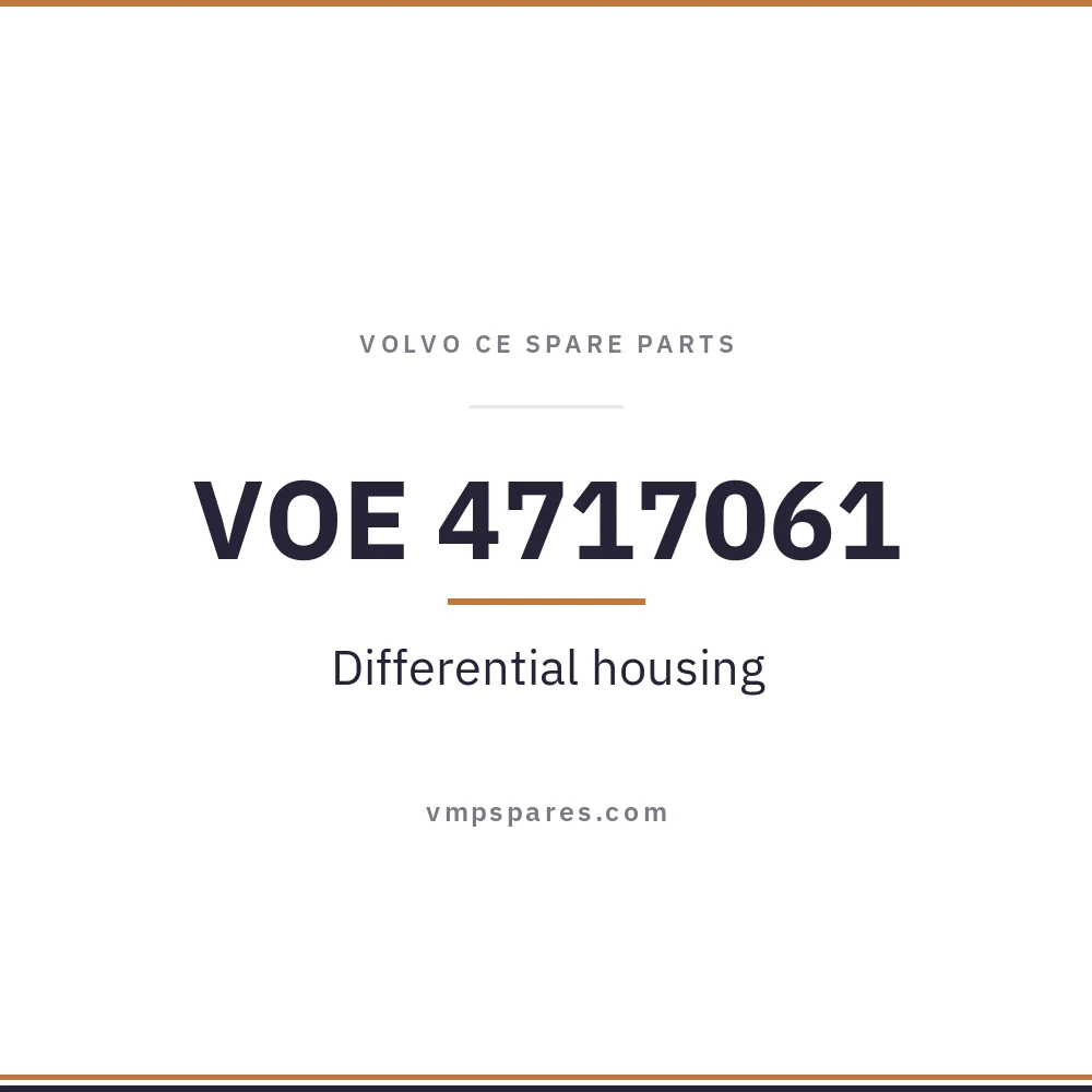 VOE 4717061 – Differential housing