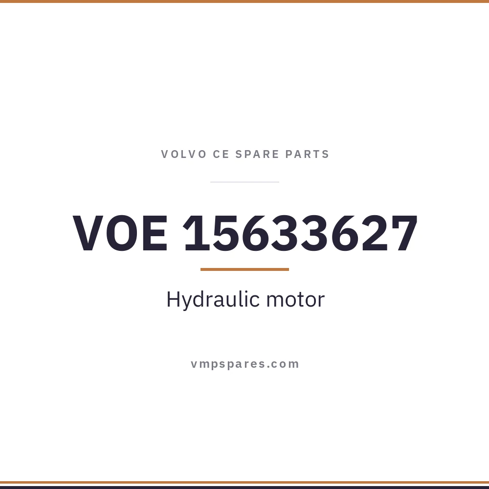 VOE 15633627 – Hydraulic motor